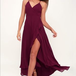 Dress Burgundy Lulu’s